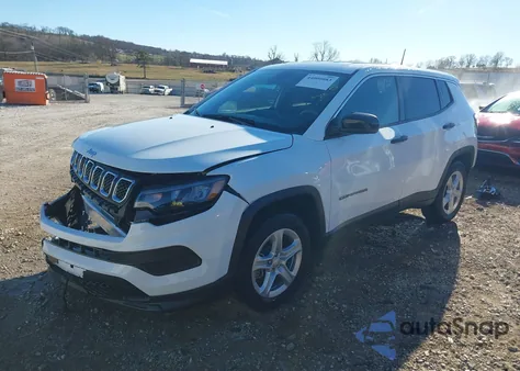 2024 Jeep Compass Sport 4X4 from USA, damaged, VIN 3C4NJDAN2RT583448